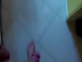 Nubian diva fucked on the bathroom floor